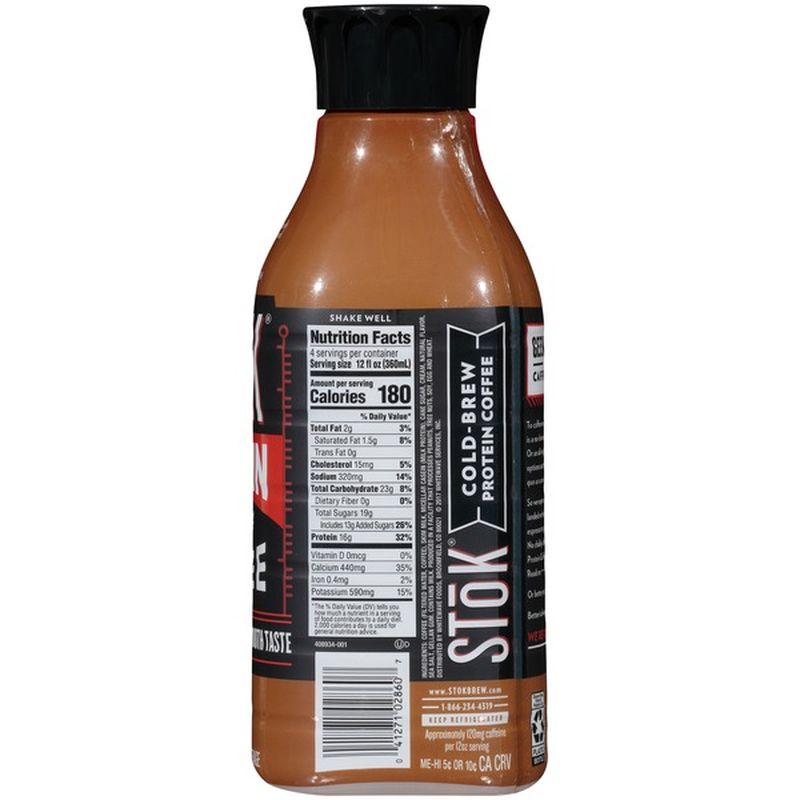 Stōk Cold Brew Coffee, Protein Espresso (48 fl oz) - Instacart