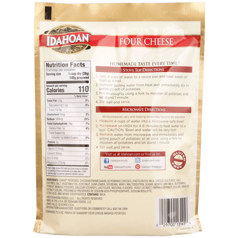Idahoan Four Cheese Mashed Family Size