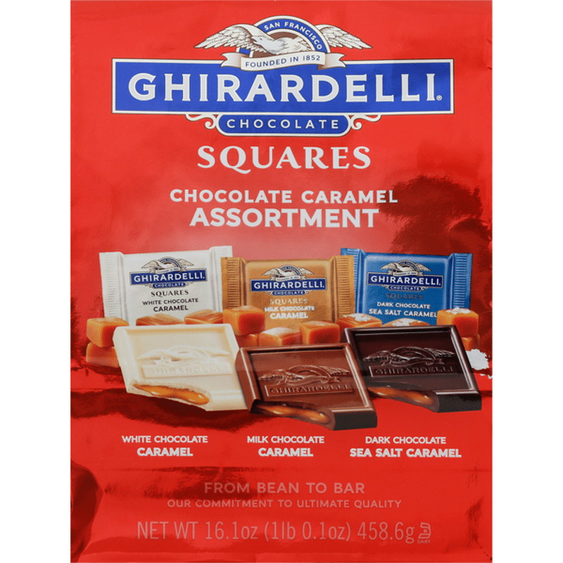 Ghirardelli Chocolate Caramel Squares Assortment (16.1 oz) Instacart