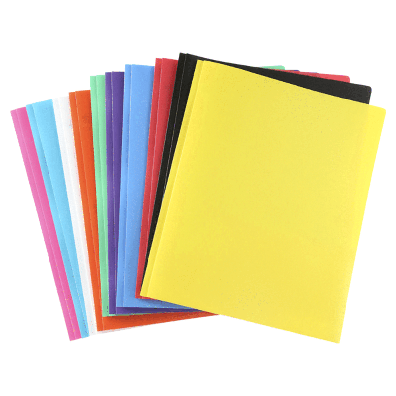 Better Office Products Biodegradable Portfolio With 2 Packets And 3 Prongs