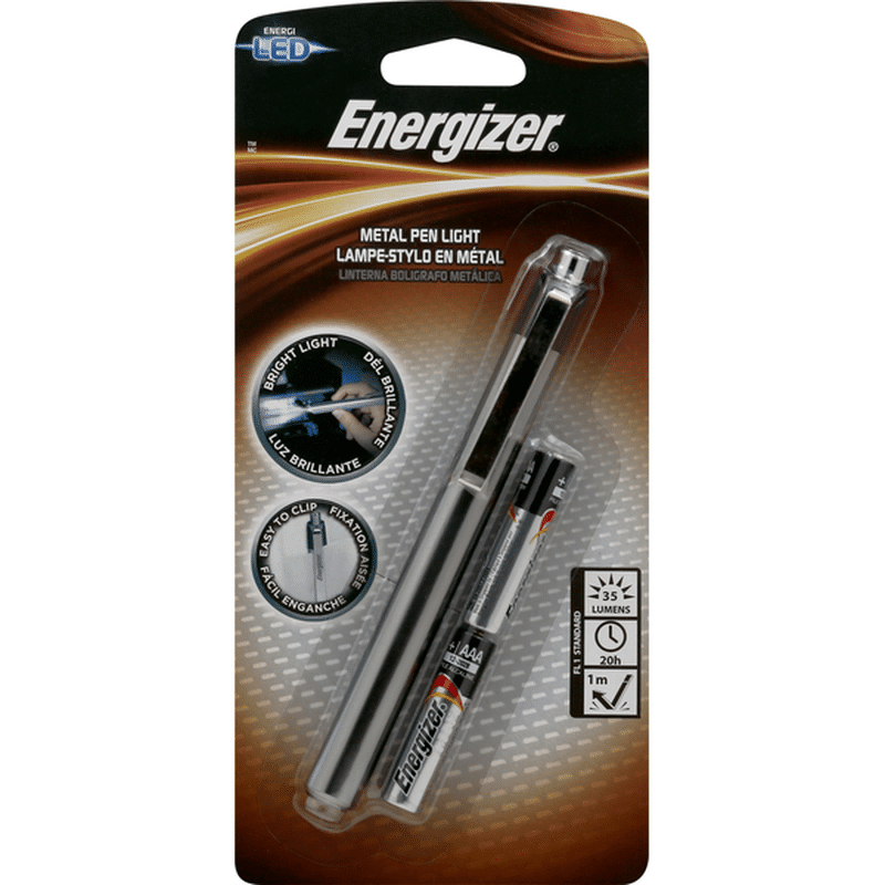 Energizer Pen Light, Metal (1 each) Instacart