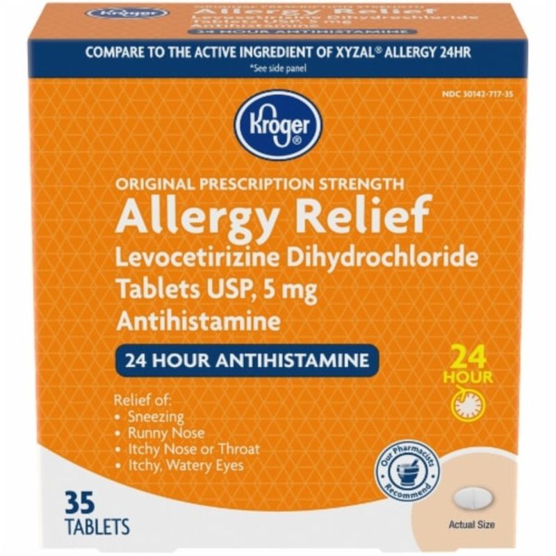 Kroger Original Prescription Strength Allergy Relief (35 ct) Instacart