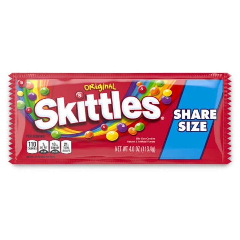 Skittles Original Candy Share Size Pack 4 Oz Instacart
