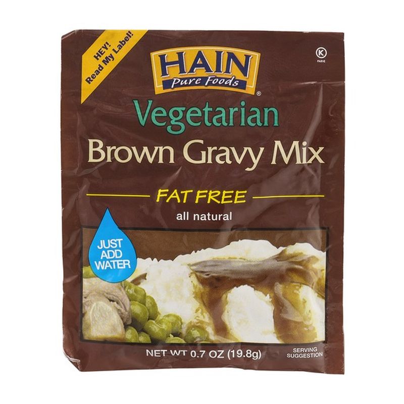 Hain Pure Foods Vegetarian Brown Gravy Mix (0.7 oz) Instacart