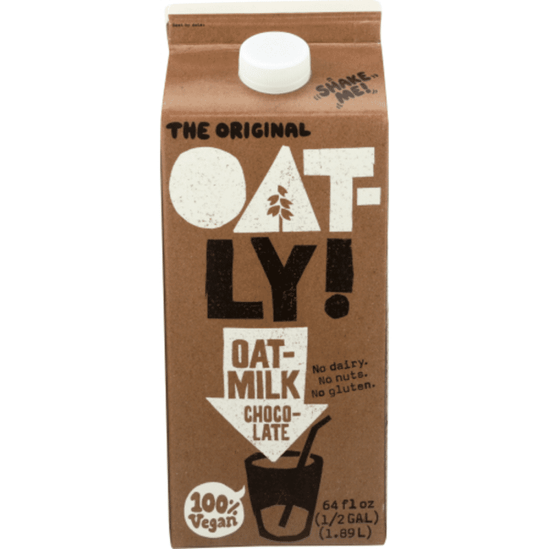 Oatly! OatMilk, The Original, Chocolate (64 fl oz) Instacart
