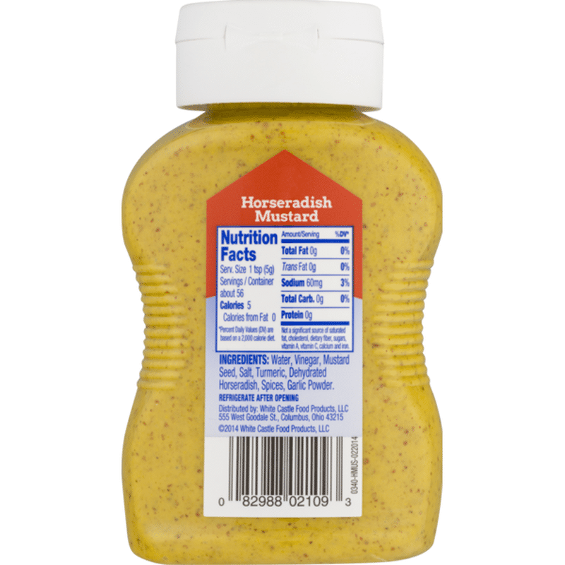 White Castle Horseradish Mustard (9.5 oz) Instacart