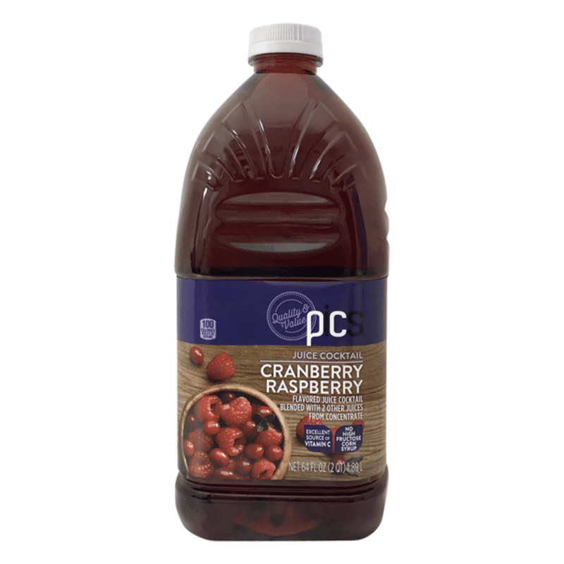 PICS Cranberry Raspberry Juice Cocktail (64 fl oz) Instacart