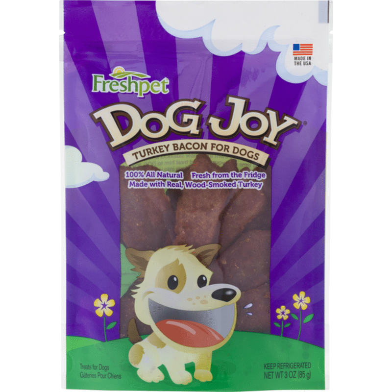 Freshpet Dog Treats Dog Joy Turkey Bacon for Dogs (3 oz) Instacart