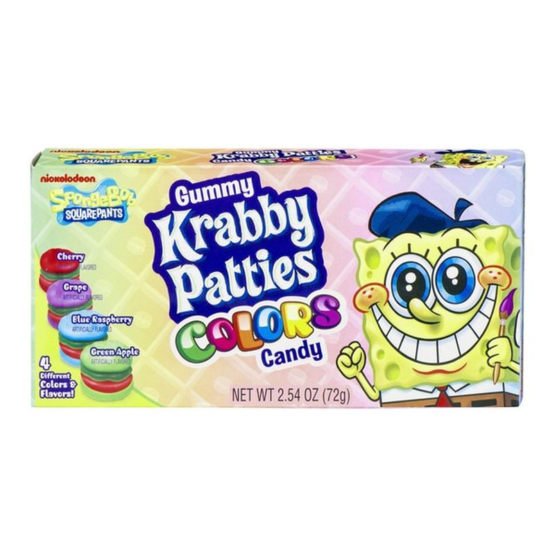 Frankford Candy Gummy Krabby Patties Colors Candy, Spongebob ...