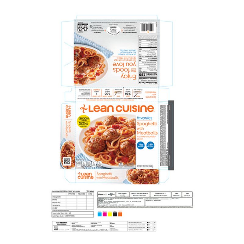 Lean Cuisine Spaghetti with Meatballs (9.5 oz) Instacart