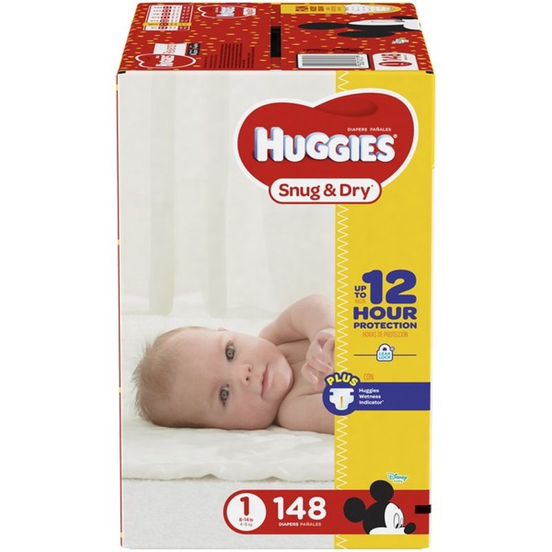huggies dry large