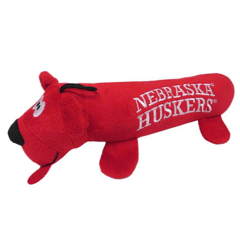 Pets First Nebraska Cornhuskers NCAA Tube Dog Toy