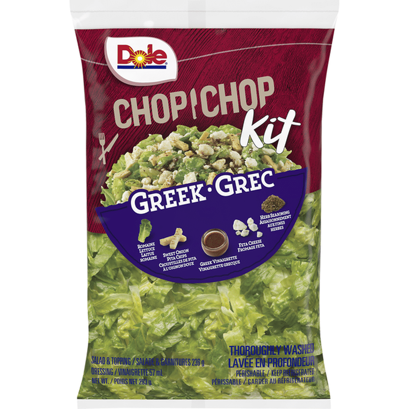 Dole Chop Chop Kit, Greek (293 g) Delivery or Pickup Near Me Instacart
