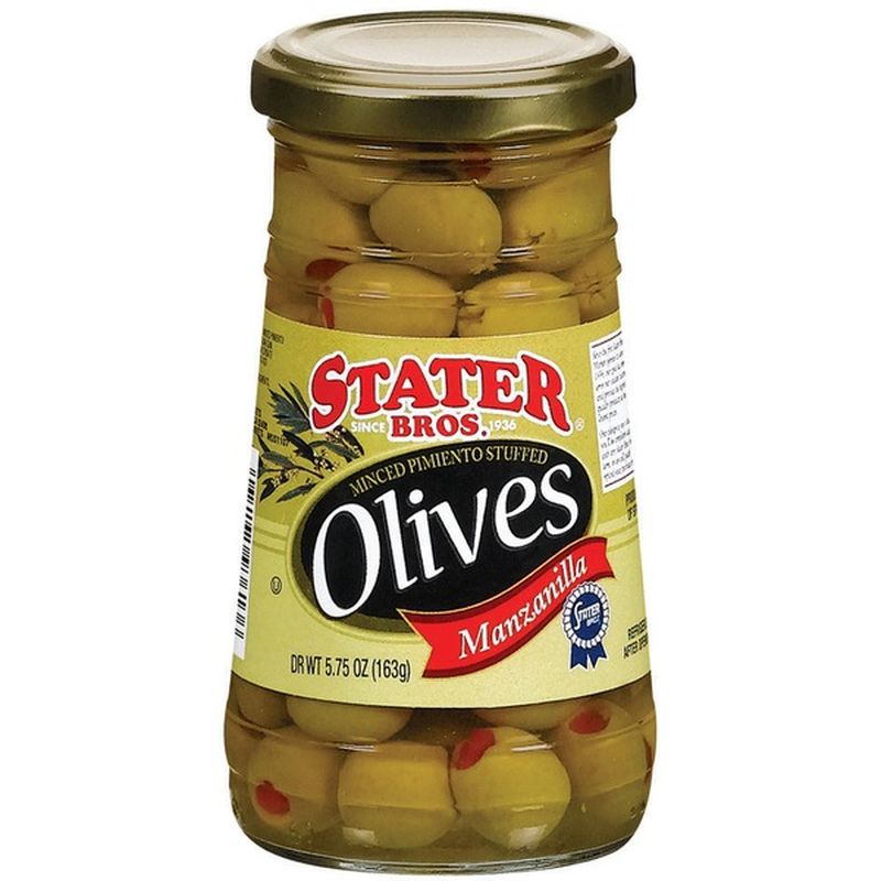 Stater Bros Minced Pimiento Stuffed Manzanilla Olives (5.75 oz) Instacart