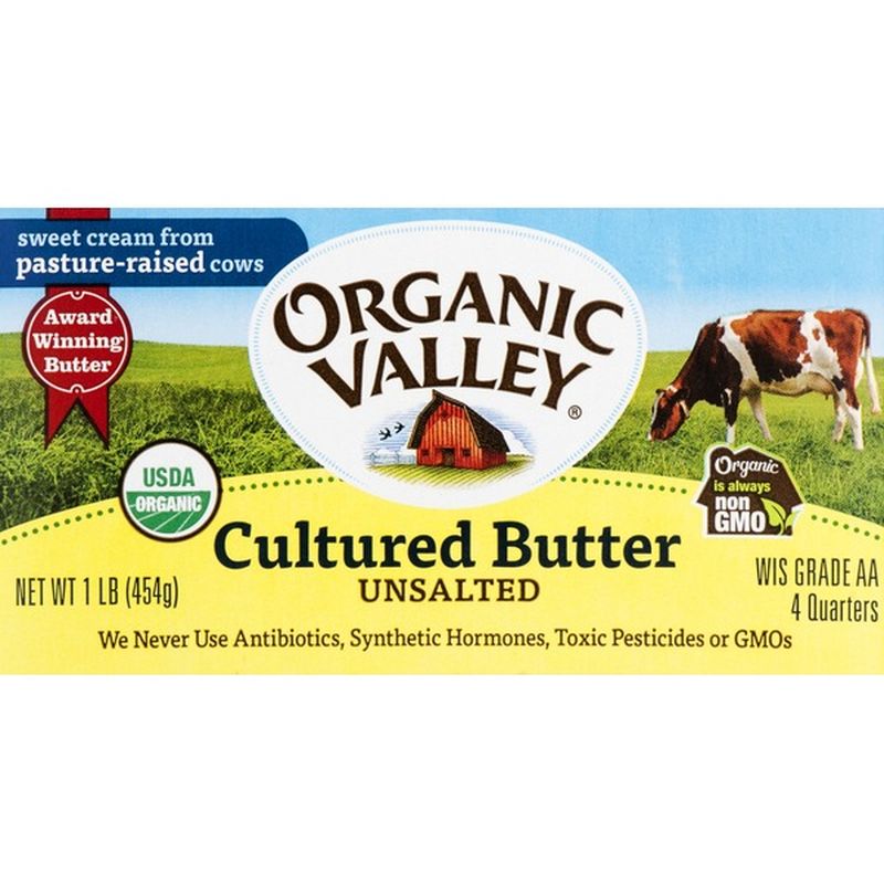 Organic Valley Cultured Unsalted Organic Butter