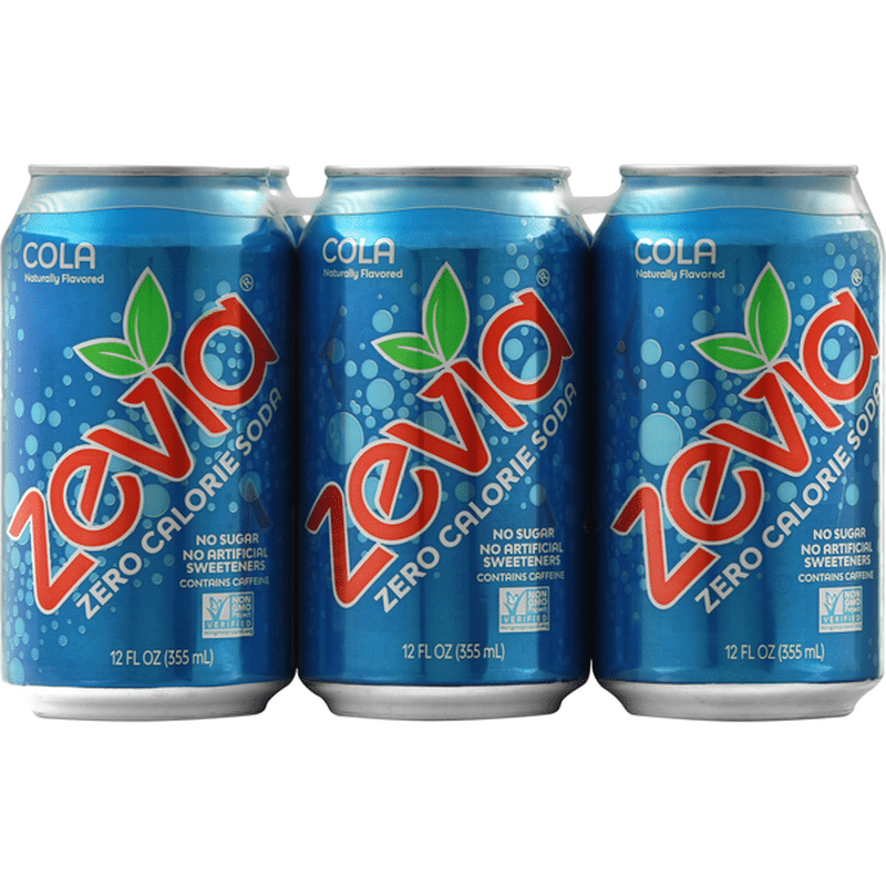 Zevia Cola, Zero Calorie Soda (12 fl oz) from Rainbow Grocery Instacart