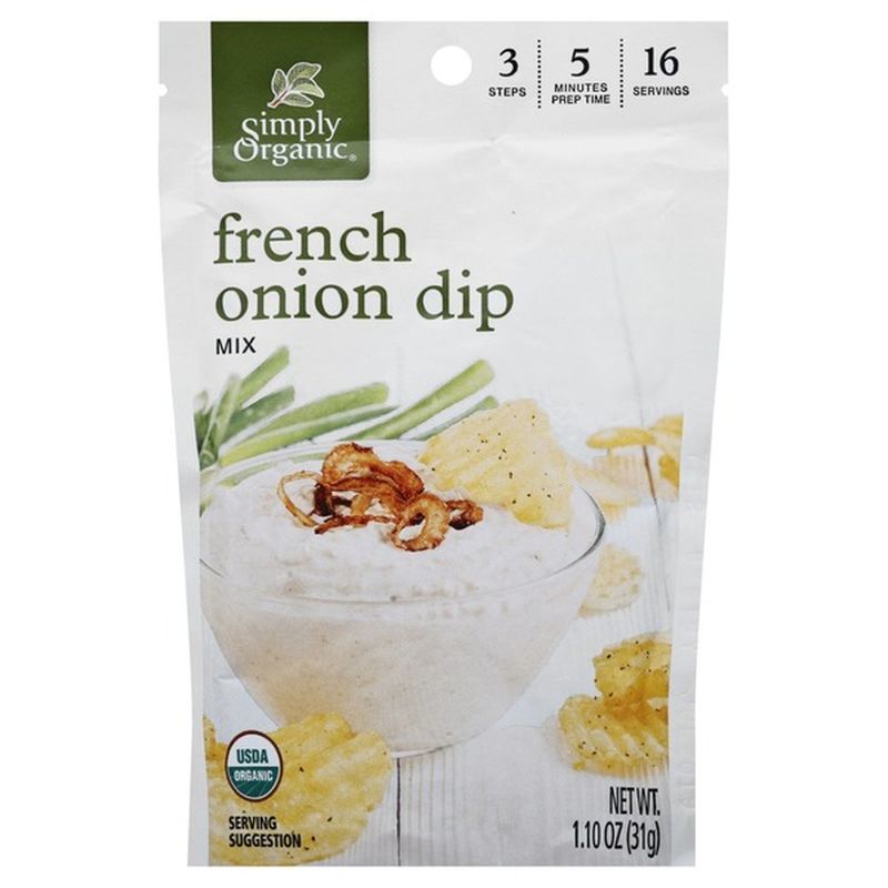 Simply Organic French Onion Dip, Mix (12 each) from Giant Food Instacart