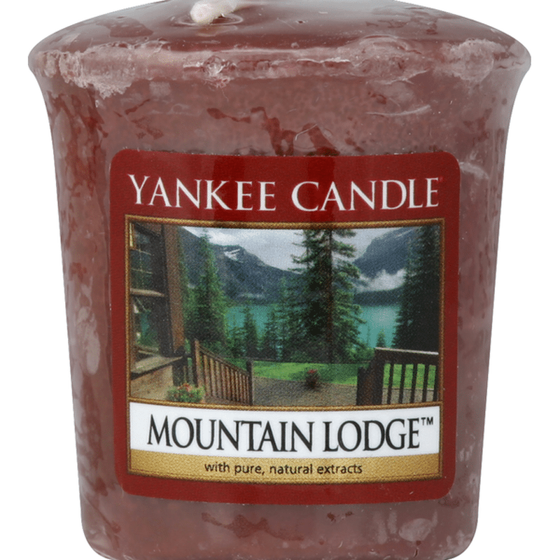 Yankee Candle Candle, Votive, Mountain Lodge (1 each) Instacart