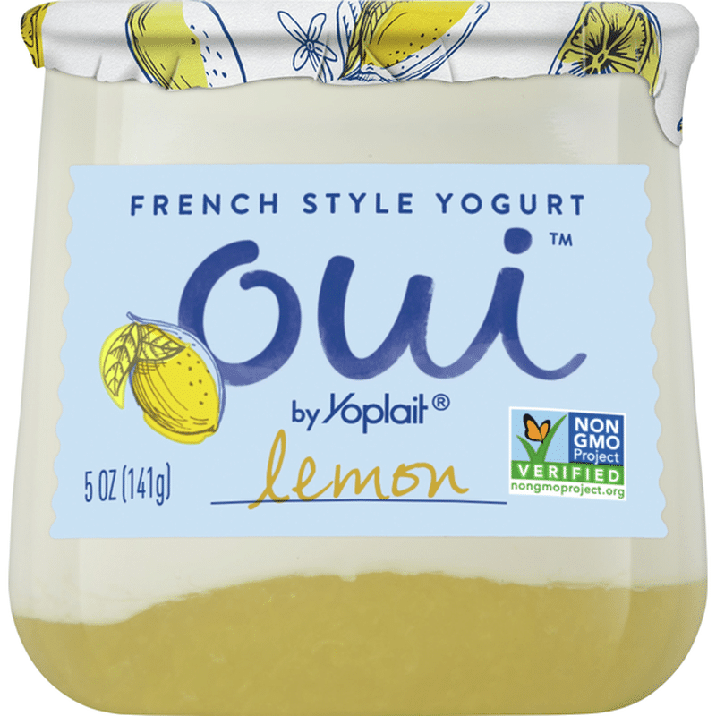 Oui Yogurt, Lemon, French Style (5 oz) Instacart