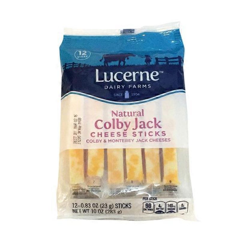 Lucerne Dairy Farms Colby & Monterey Jack Cheese Sticks
