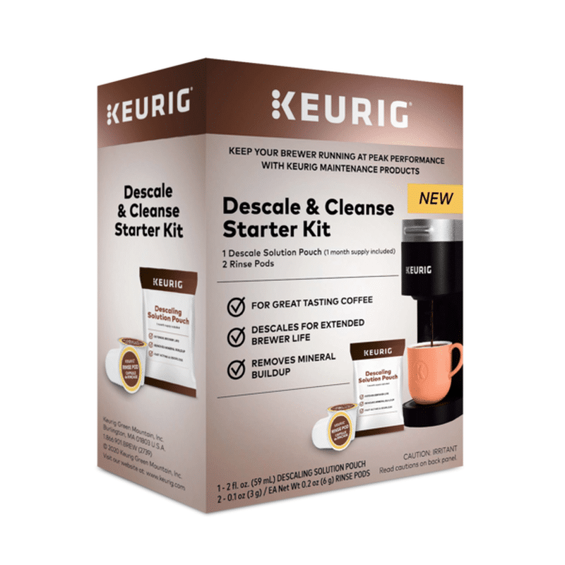 Keurig Dr Pepper Descale Cleanse Starter Kit each Delivery Or