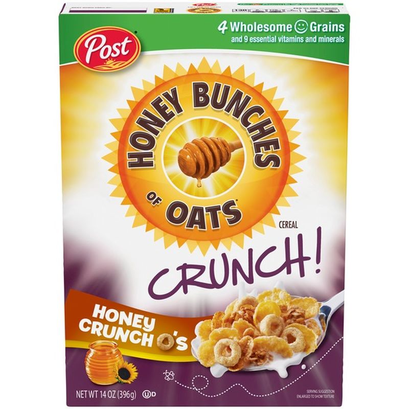 Honey Bunches Of Oats Honey Crunch O S Cereal 14 Oz Instacart