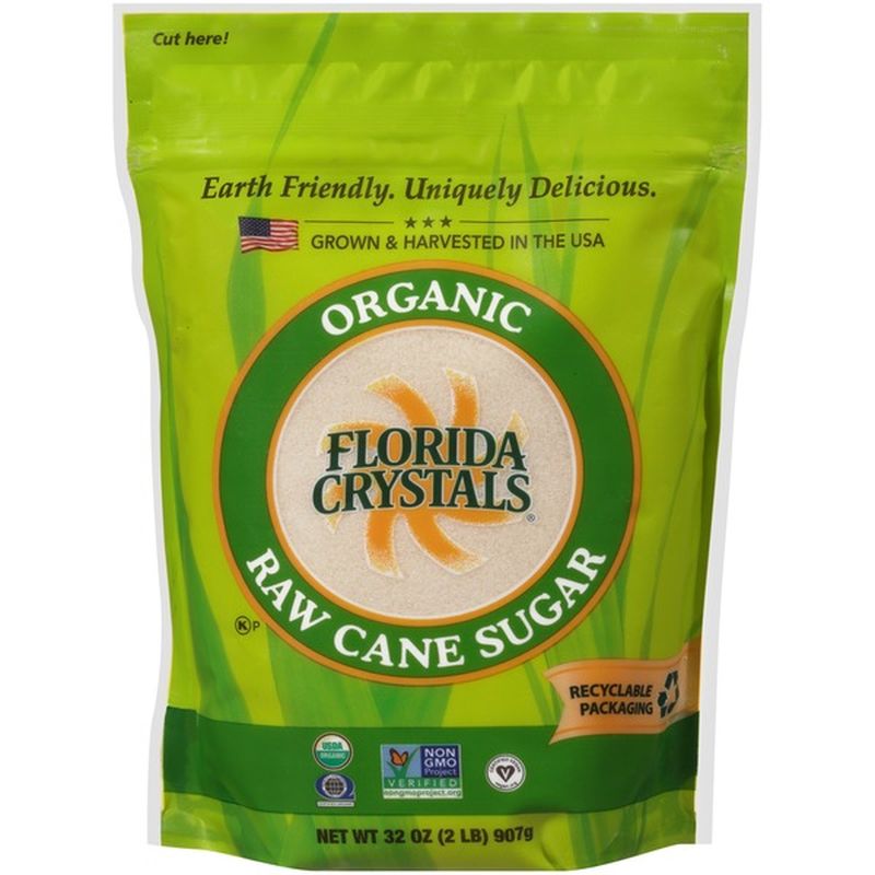 Florida Crystals Organic Raw Cane Sugar (907 G) From Market Basket 