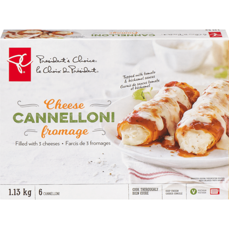 President's Choice 3Cheese Cannelloni (1130 g) Instacart