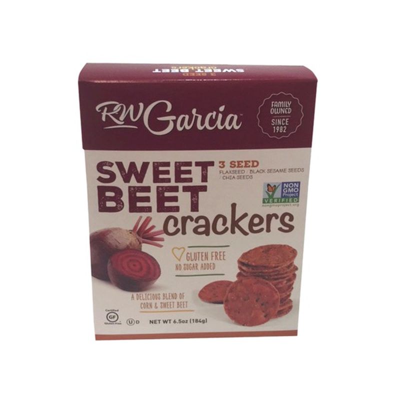 Rw Garcia Crackers Sweet Beet 3 Seed 6 5 Oz Instacart