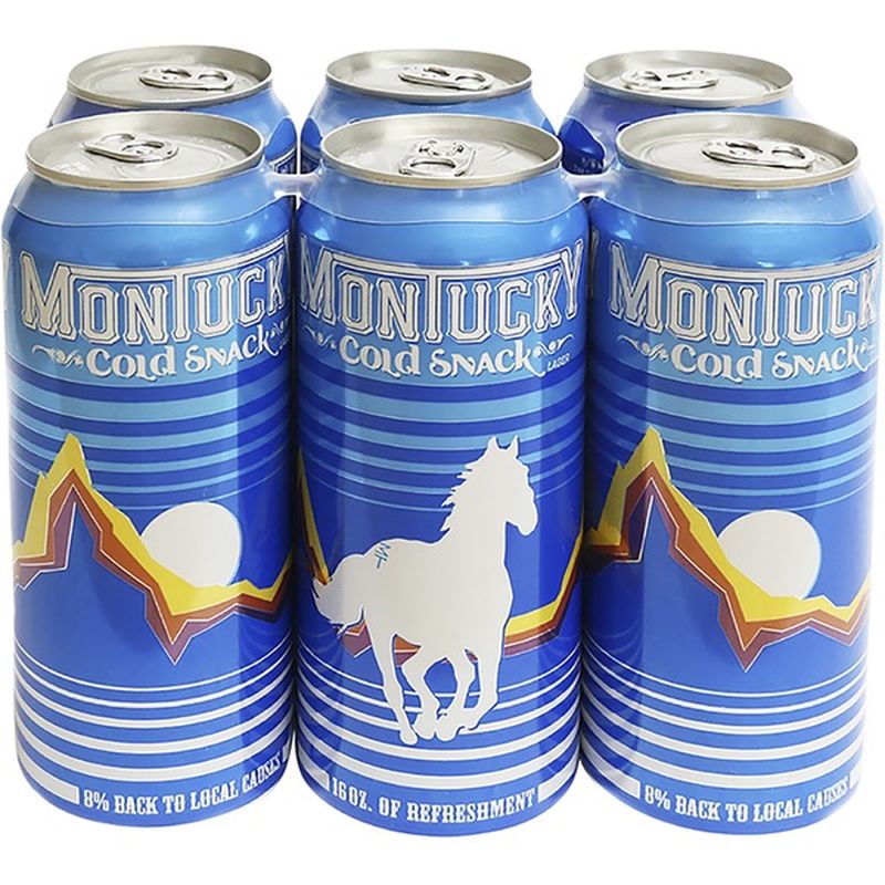 Montucky Beer, American Lager, Cold Snacks, 12 Pack (12 each) - Instacart