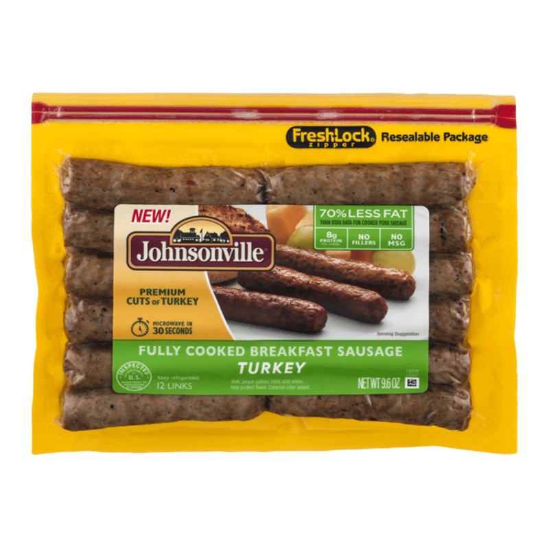 Johnsonville Turkey Breakfast Sausage (12 Each) From Giant Food - Instacart