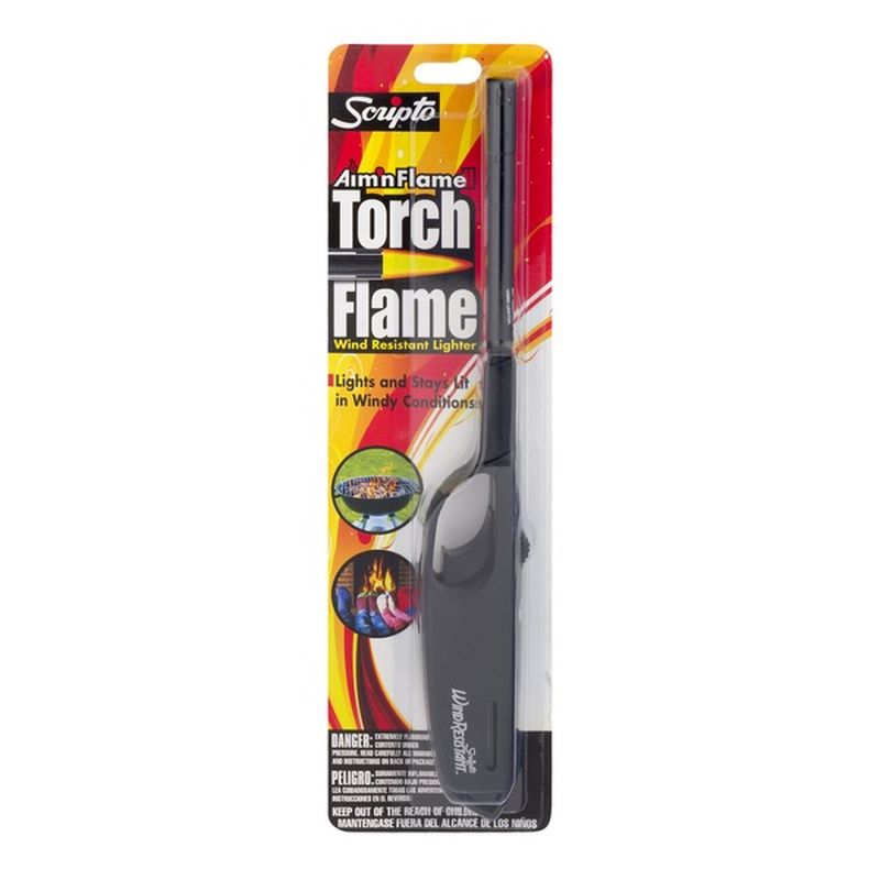 Scripto Aim'n Flame II Torch Flame Wind Resistant Lighter (each