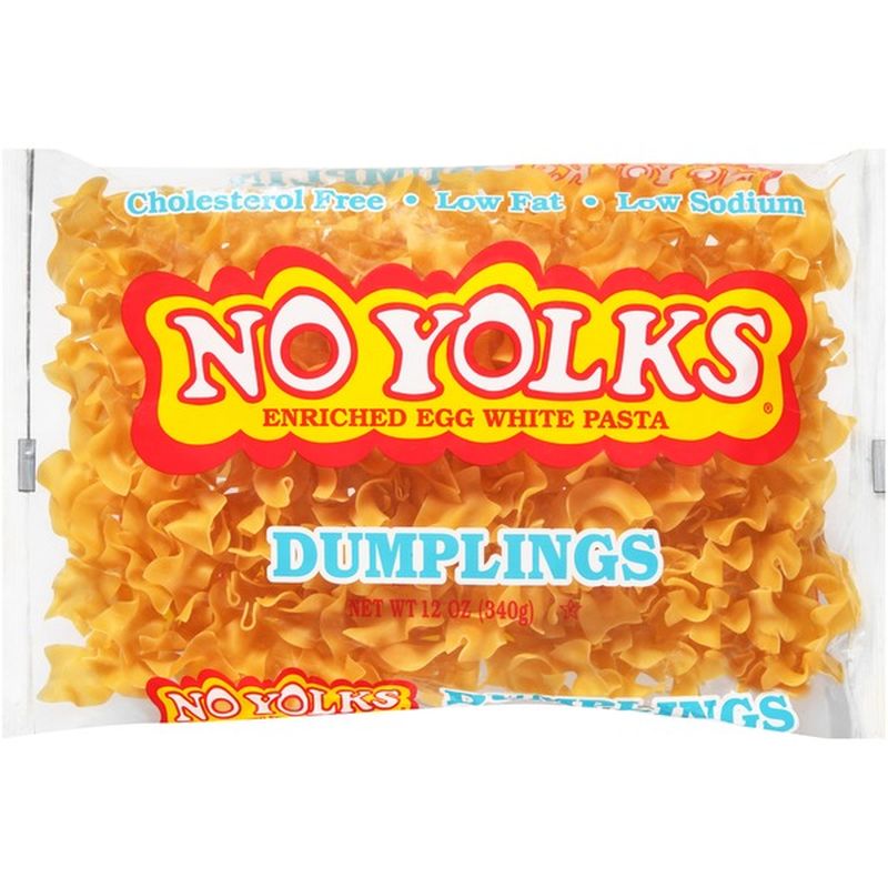 No Yolks Dumplings Enriched Egg White Pasta 12 Oz Instacart