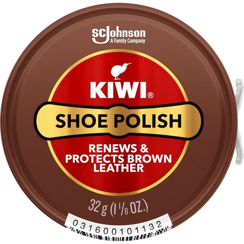 Kiwi Shoe Polish, Brown, (1.125 oz 