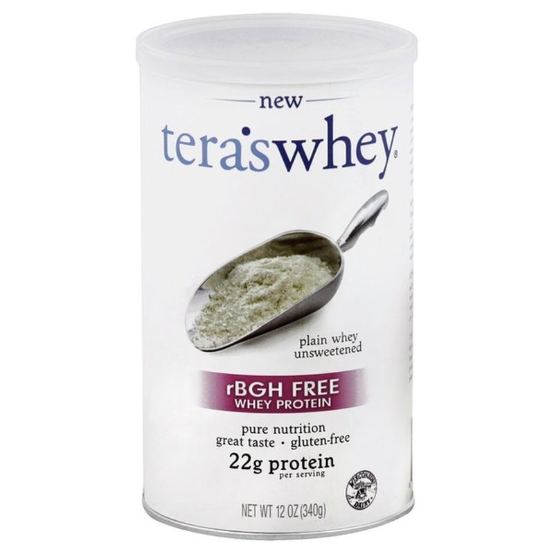 Tera's Whey Whey Protein, Simply Pure, Plain, Unsweetened, Grass Fed