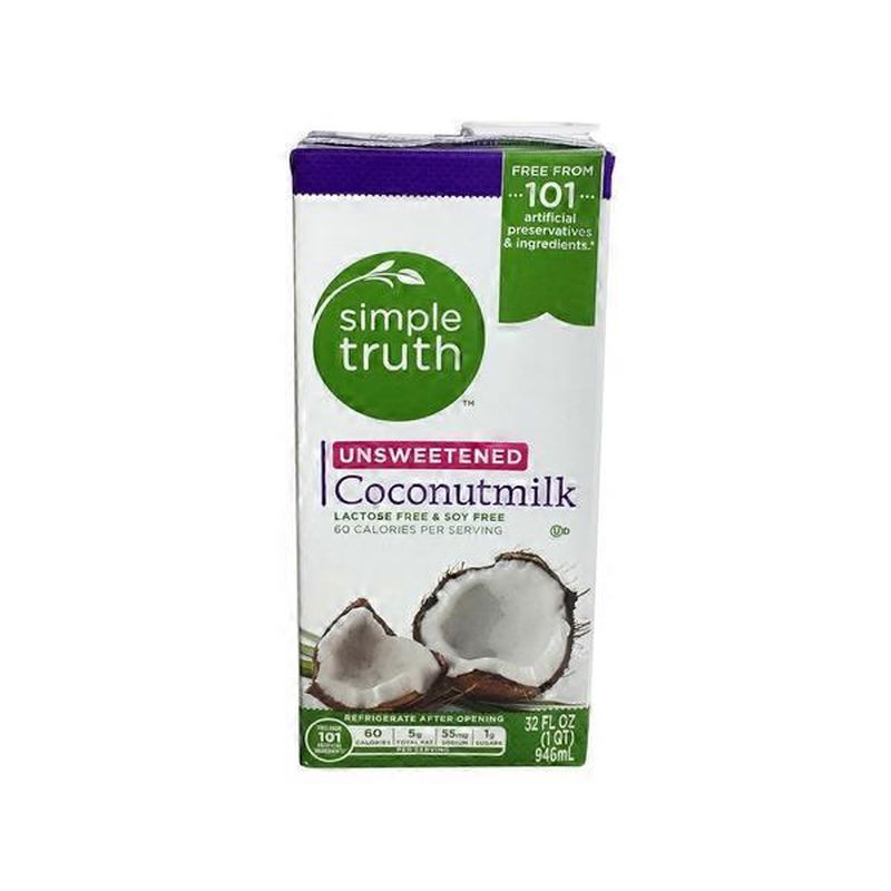 Simple Truth Unsweetened Coconutmilk (32 oz) from FoodsCo Instacart
