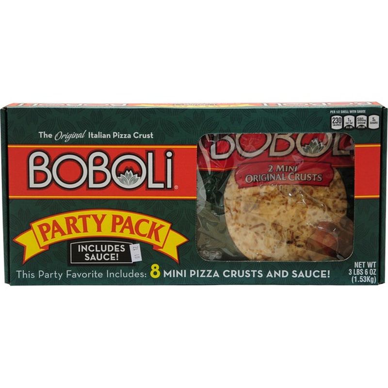 Boboli Party Pack Mini Pizza With Sauce (54 oz) from Costco Instacart