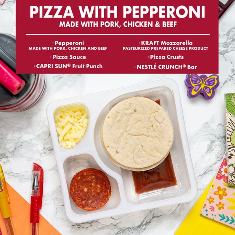 Lunchables Pizza with Pepperoni Meal Kit with Capri Sun Fruit Punch