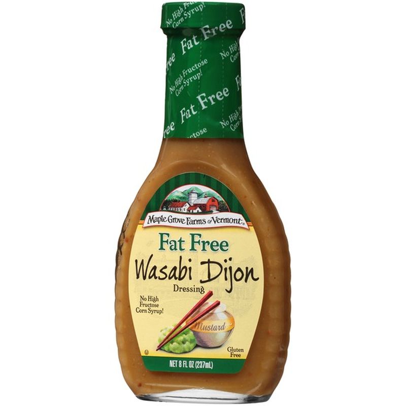 Maple Grove Farms Of Vermont Wasabi Dijon Fat Free Dressing