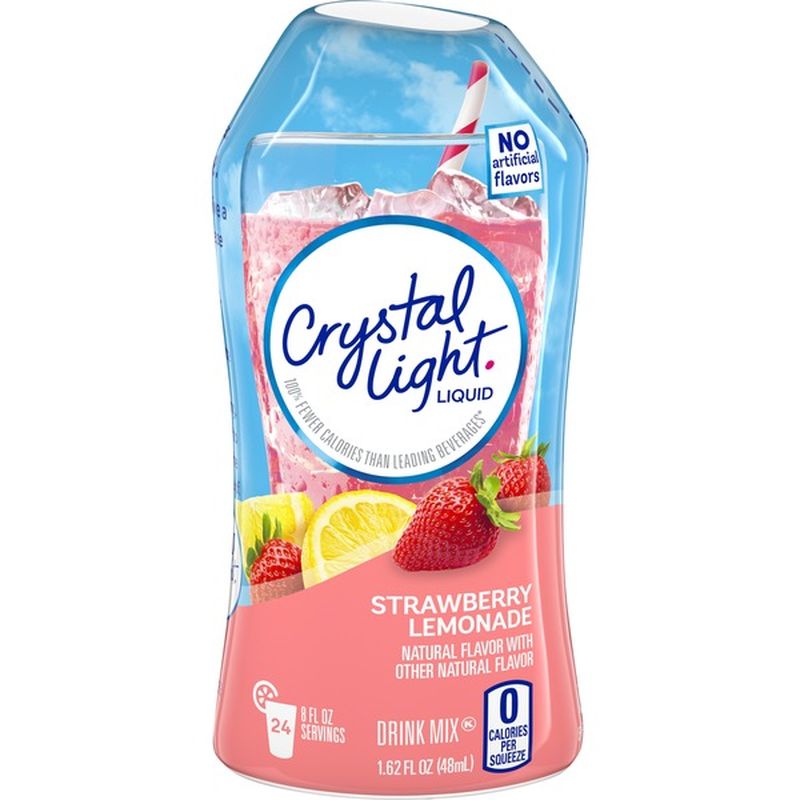 Crystal Light Strawberry Lemonade Liquid Drink Mix (1.62 fl oz) from