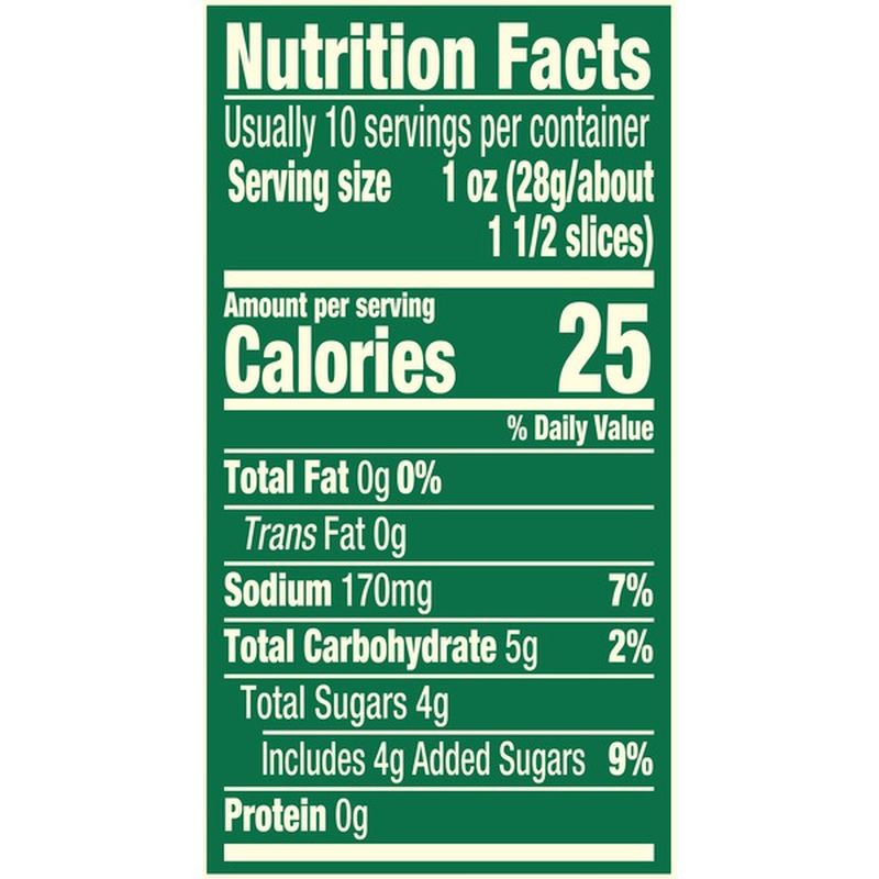 Claussen Sweet Bread N' Butter Sandwich Slice Pickles (20 fl oz