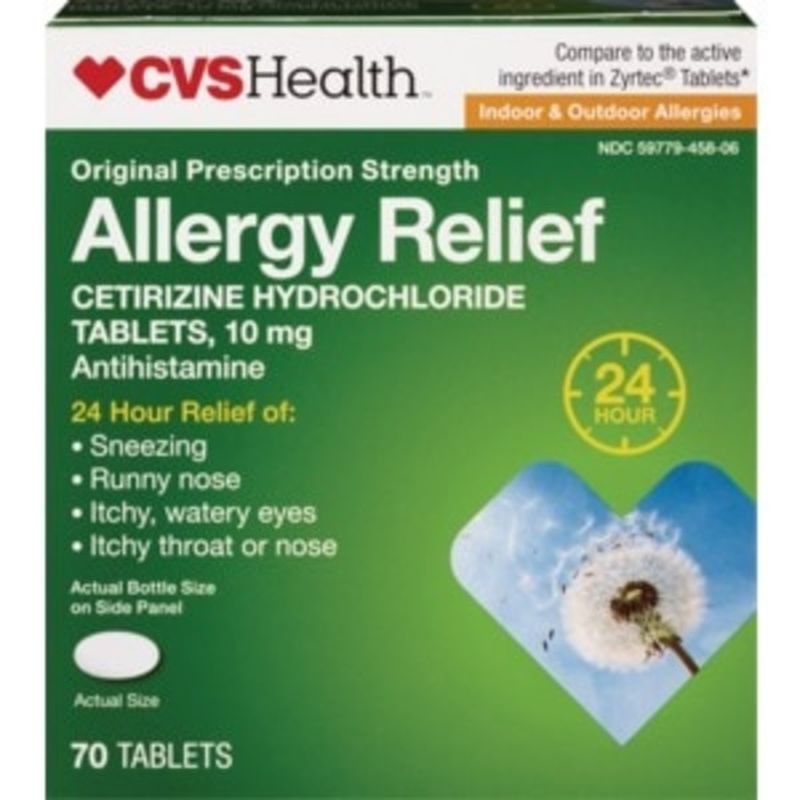 CVS Health Allergy Relief, Original Prescription Strength, 10 mg