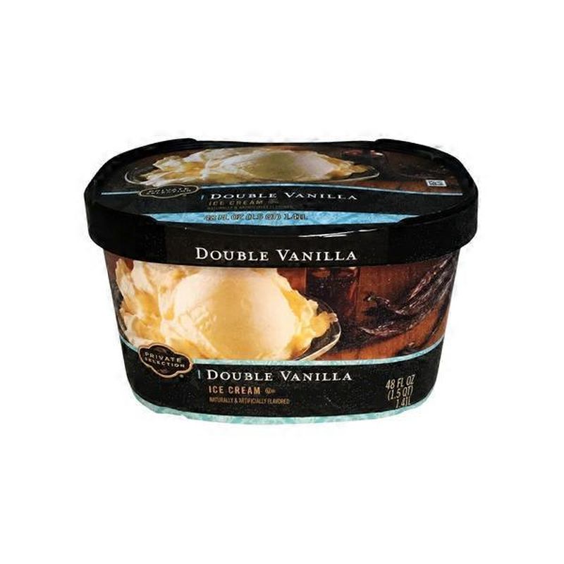 Private Selection Double Vanilla Ice Cream (48 oz) Instacart