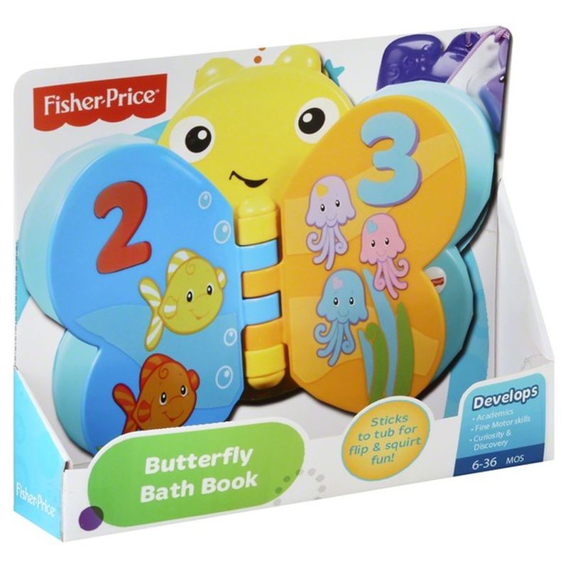 fisher price butterfly bath book