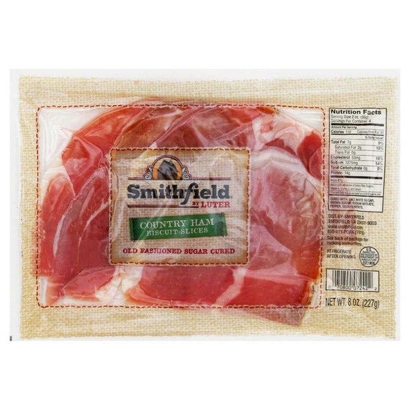 Smithfield Ham Country Biscuit Slices 8 Oz Instacart