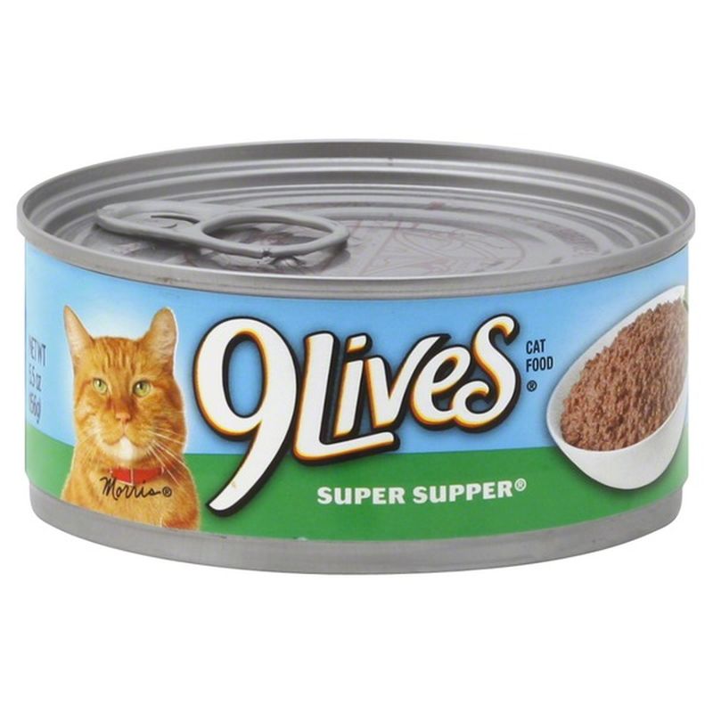 9Lives Cat Food, Super Supper, Meaty Pate (5.5 oz) from Kroger Instacart