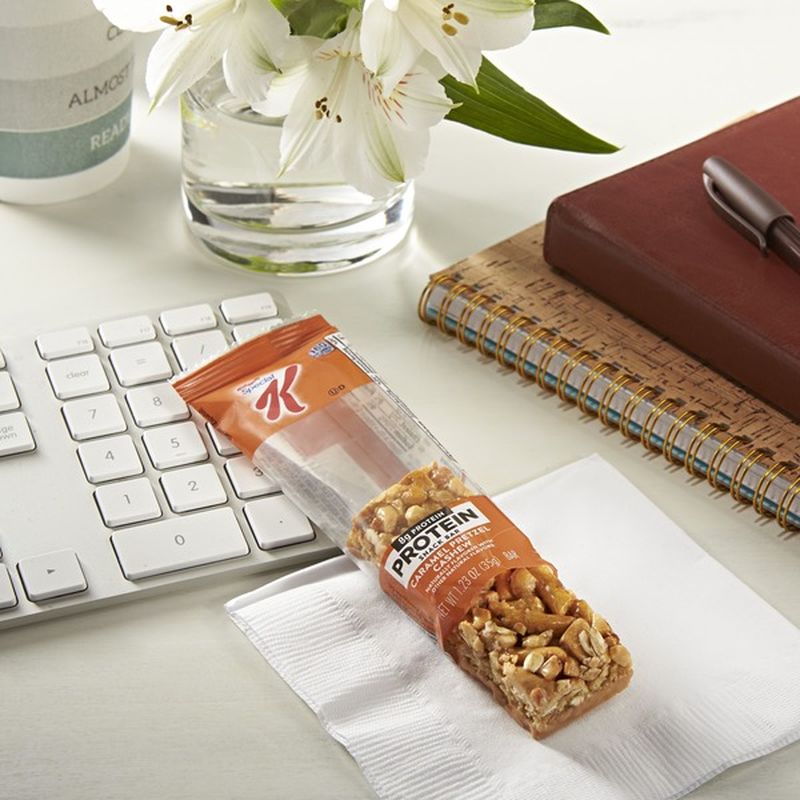 special k protein bars caramel pretzel cashew