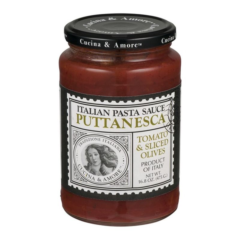 Cucina & Amore Italian Pasta Sauce Puttanesca (16.8 oz) - Instacart