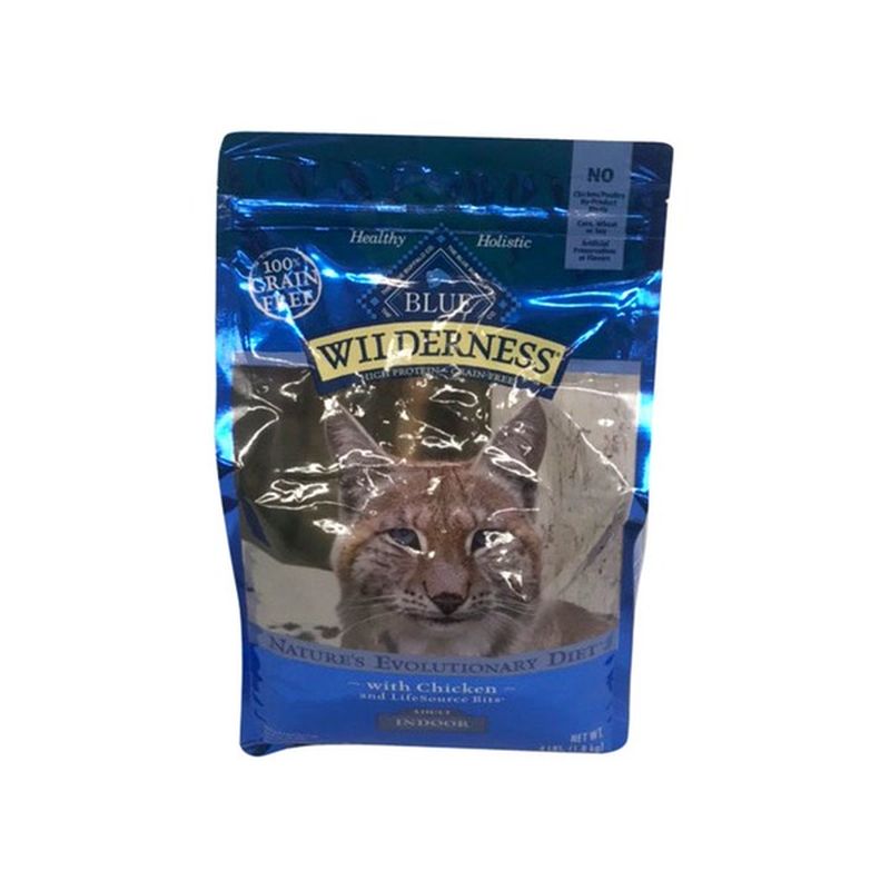 Blue Wilderness Blue Buffalo Food for Cats, Natural, Adult, Indoor, Nature's Evolutionary Diet