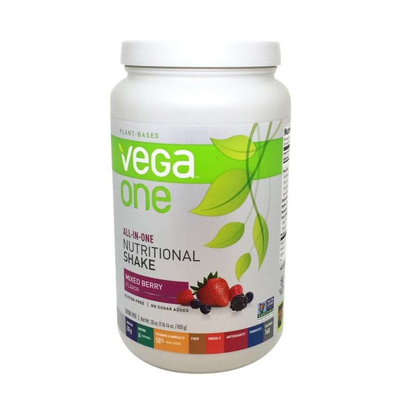 Vega One Mixed Berry AllinOne Nutritional Shake Drink Mix (30 oz